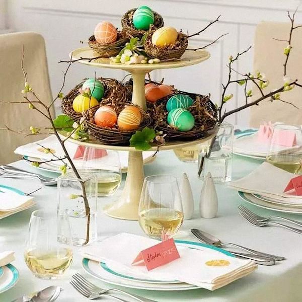 Plastic Easter Eggs 24-Pack – Hanging Easter Decorations Eggs for Easter Twigs DIY Crafts Home Easter Decoration White