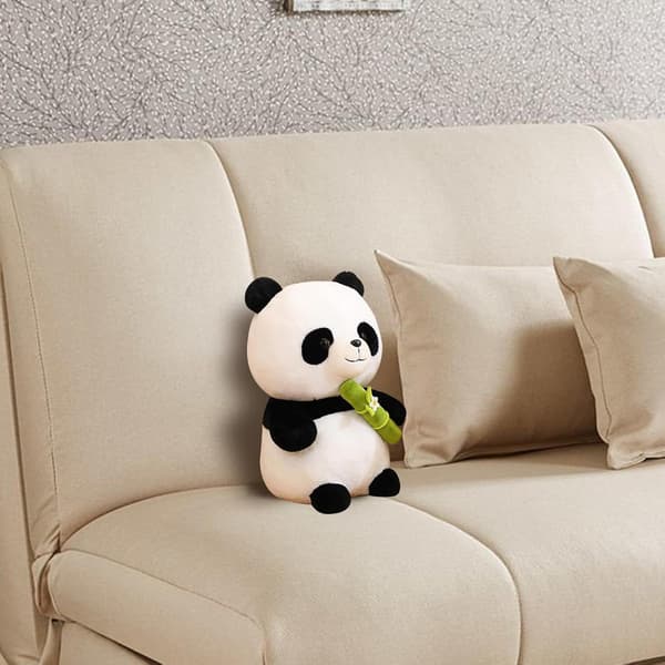 Söpö panda pehmolelu glitterillä 25 cm – pehmeä pehmolelu lapsille