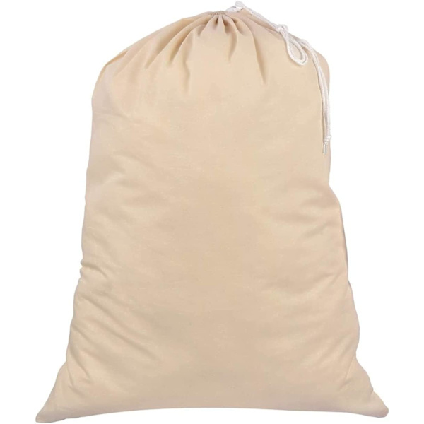 Off-white (2 stk.) 1 meget stor, kraftig vasketøjspose, 55 cm x