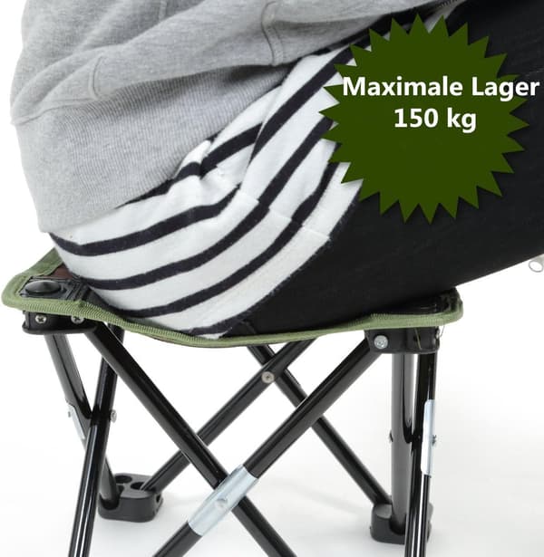 Ultralet bærbart foldebar stol til camping/fiskeri/vandreture/picnic