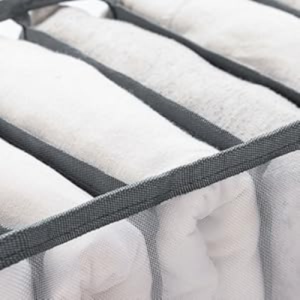 Grå, 36*25*20cm 2-pack hopfällbar tygförvaring hopfällbar låda