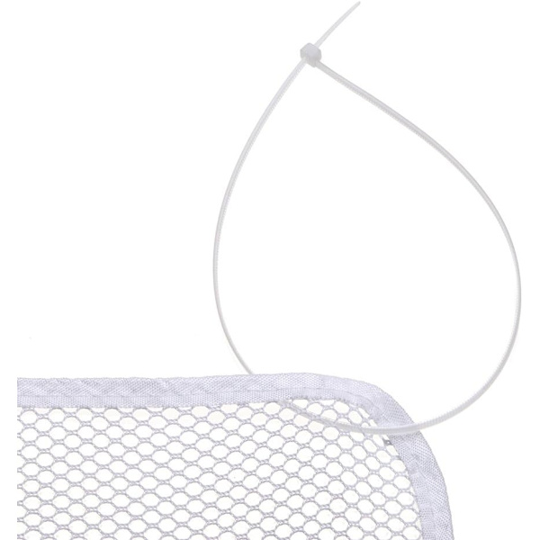3 meter (hvit) Beskyttelsesnett for baby og barn, sikkerhetsnett for