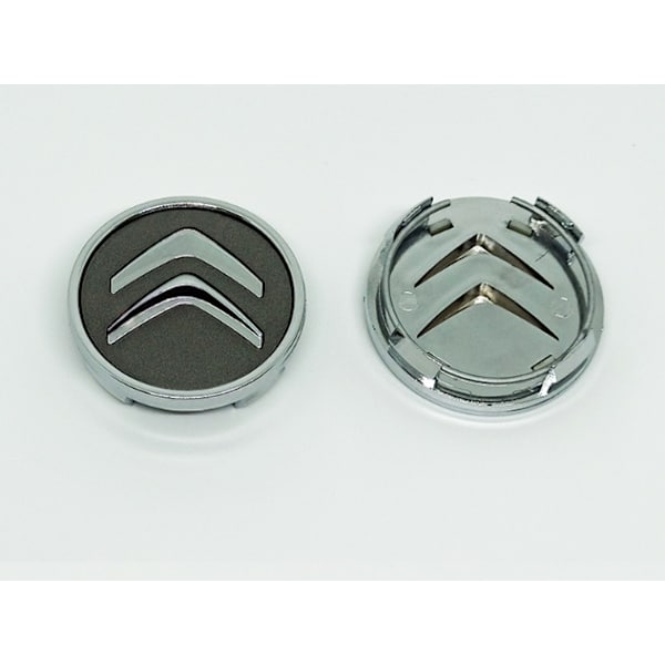 4 × 60mm Bilnavsenterdeksler for Citroen C3 C4 C5 Elysee Berling