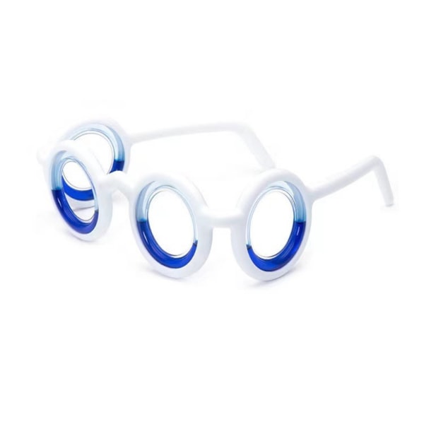 Hvide smarte anti-motionssyge-briller, ultralette bærbare An