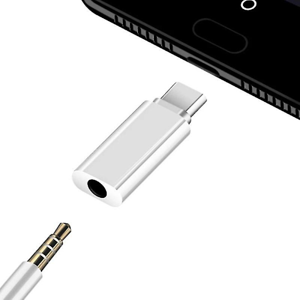 Usb C til 3,5 mm hovedtelefonadapter Type-c hovedtelefonstik Digital Au