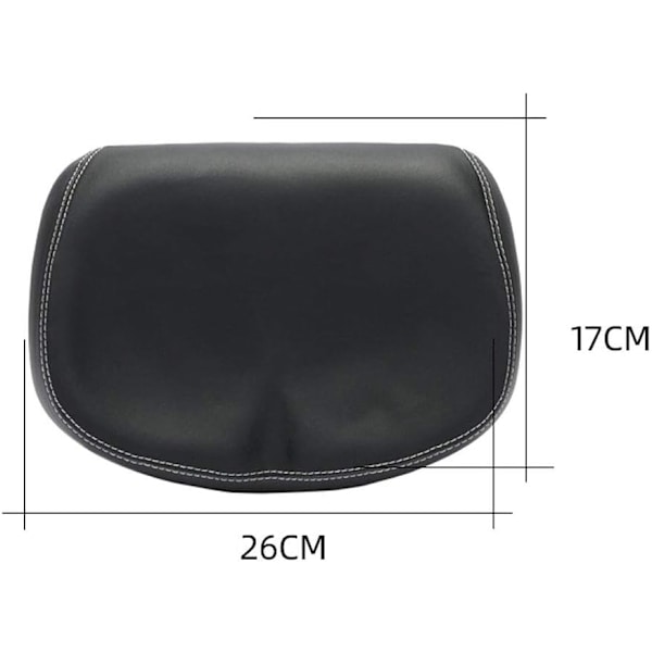 Nesetomt komfortabel bred sykkelsete med polstret memory foam
