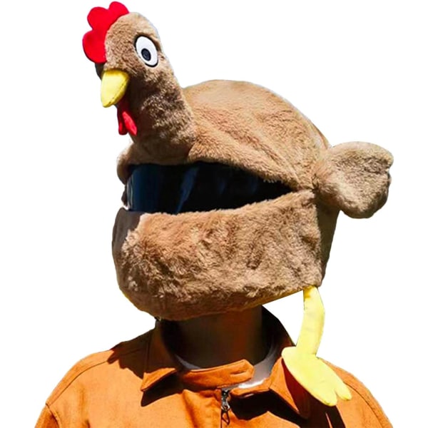 Turkey Head Cover - Myk og søt plysj sykkelhodedeksel - Trygg