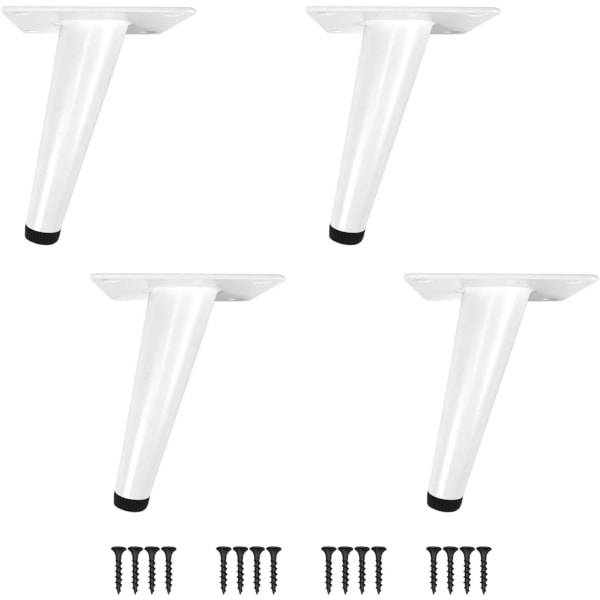 Bordben Cone Møbelben 4 PCS Skrå/Vertikal Rustfritt S