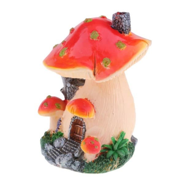 Soppfehusstatue miniatyr fehage terrarium ny
