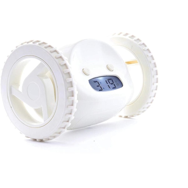 Clocky Alarm Clock på hjul Ekstra for tunge sovende Robot Clocki
