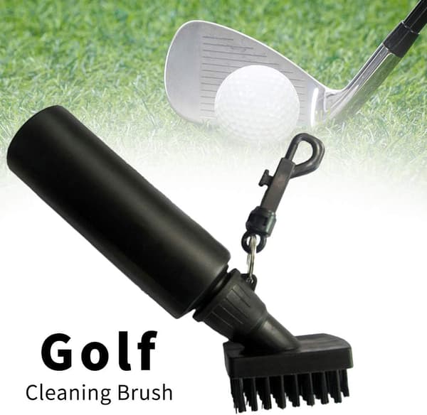 Golf-puhdistusharja golfmailalle, musta, No Zero, musta, yksi koko