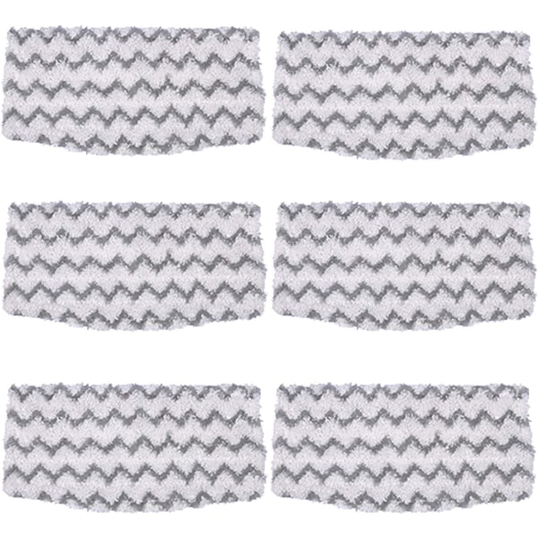 6 paket S1000 mikrofiberkuddar för Shark Steam Mop Hårt golv C