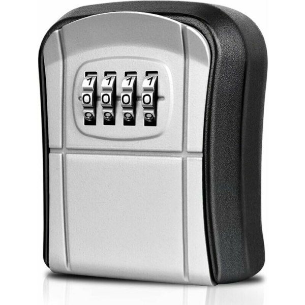 Secure Wall Mounted Key Box (harmaa) Mini Outdoor Key Box Key Box w
