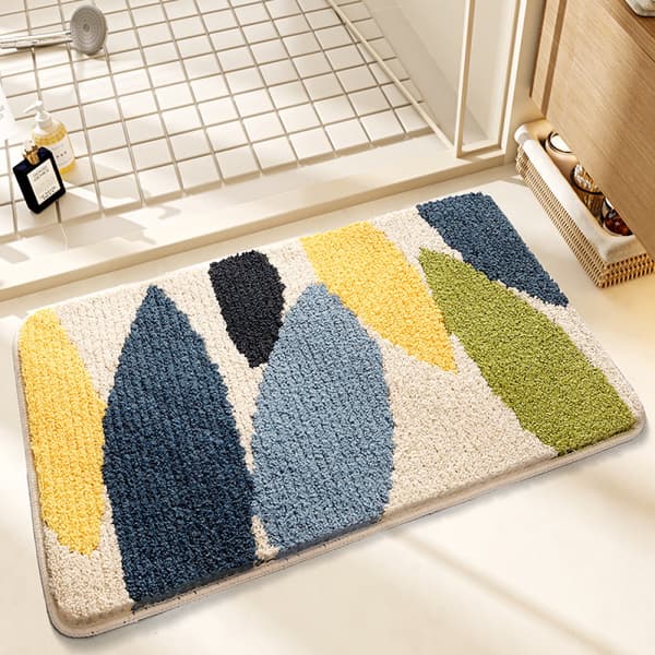 (400×600mm) Anti-Skli Badematte, Mikrofiber Absorberende Sikkerhetstepper til Bad