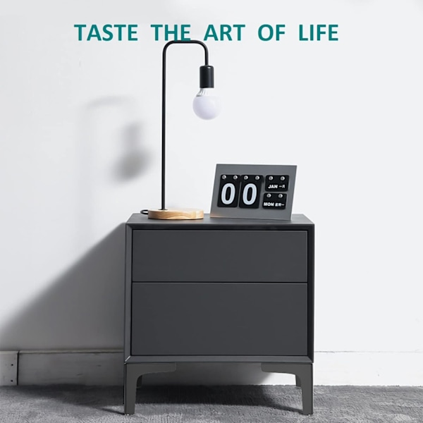 Set med 4 møbelben som tåler opptil 800 kg, 10 cm moderne metallbord