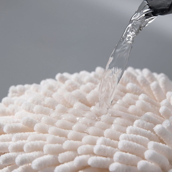 Chenille håndkle sett med 2, mikrofiber badehåndklær, absorberende håndklær