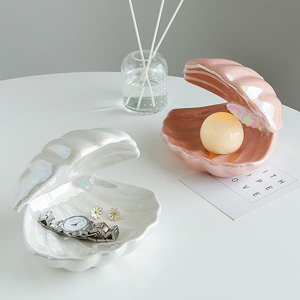 Shell Pearl Light Led Accent Lamp Bærbar Nattlys - dontoden
