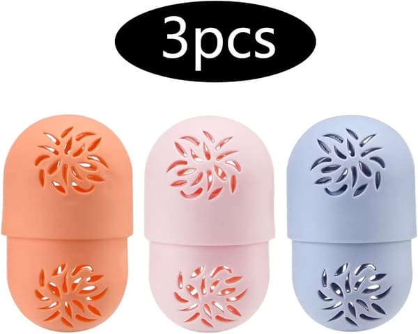 3 stk. Makeup Svamp Bære Etui Rejse Blender Holder Makeup