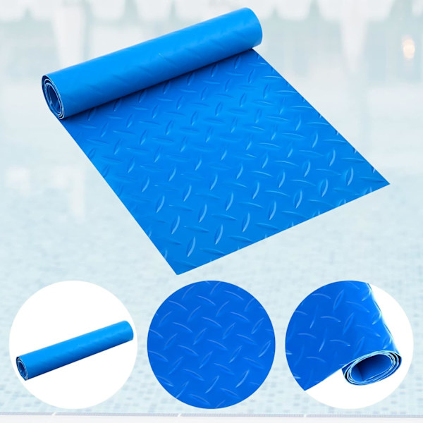 9 x 36 tommer måtte til (blå, 24 x 91 cm) poolstige, swimmingpool