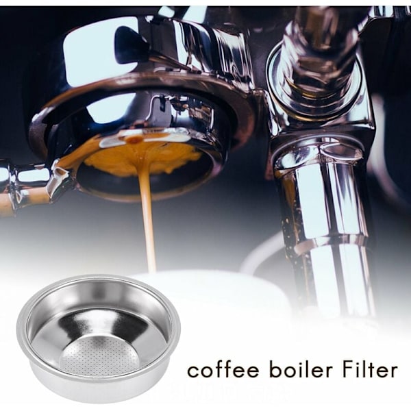 51mm rustfrit stål kaffefilter kop kurv, trykkaffe maskine