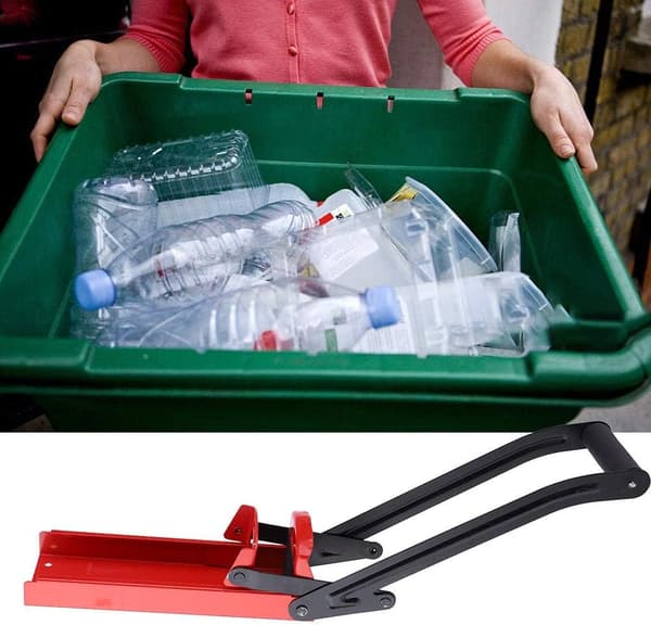 Burkkross, 500 ml 16 oz och 12 oz kross för återvinning av plastflaskor