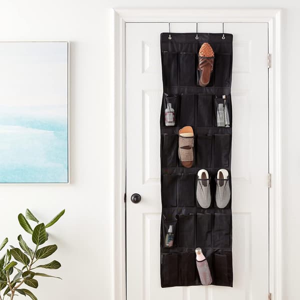 48 x 163 cm Hengeposearrangør for skooppbevaring Mesh Bak th