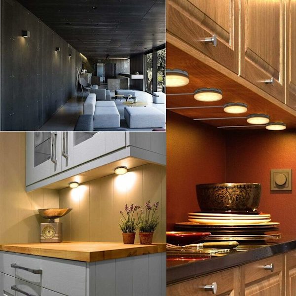 GX53 LED-pære 7W 3000K, varm hvit, ikke-dimbar Gx53-belysning, N