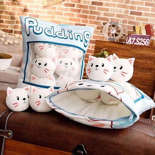 Søt Snack Pute Fylte Dyr Leke 35*45CM Dekorativ Pudding