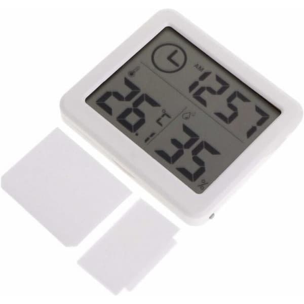 Digital inomhus hygrometer termometer, väderstation LCD-larm
