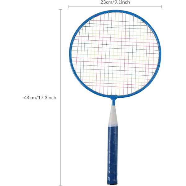 Badmintonset för barn, 1 par lätta badmintonracketar för barn
