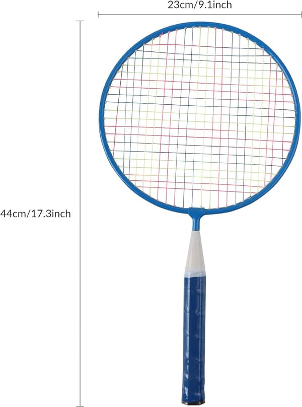 Badmintonsett for barn, 1 par lette badmintonracketer for barn