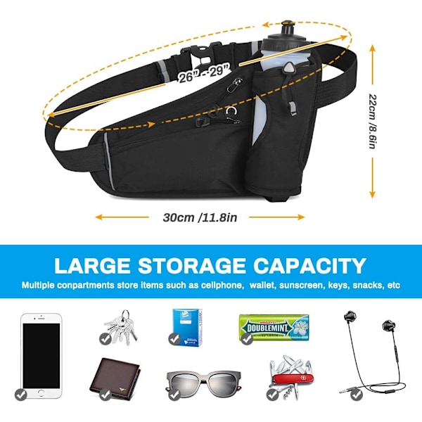 Løpebelte Løpebelte Sports Fanny Pack for iPhone XS Max X S