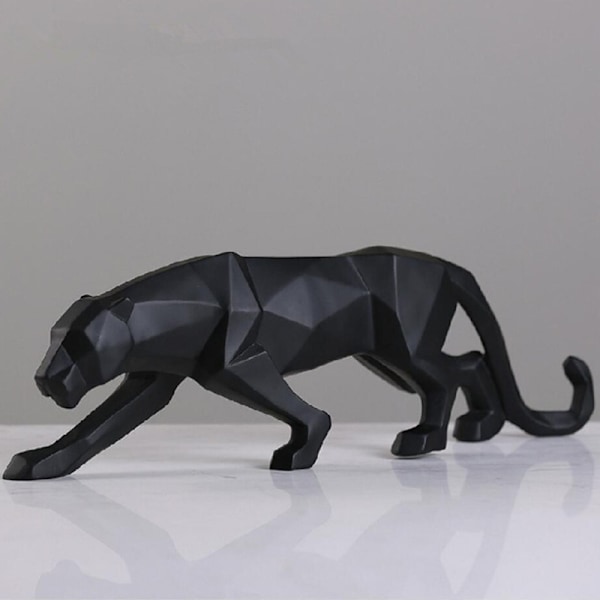 Skulptur Ornamenter Geometrisk Skulptur Harpiks Leopard Statue Vild