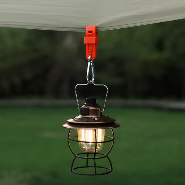 10 stk gule presenningklips, teltklips, plastklips, for camping