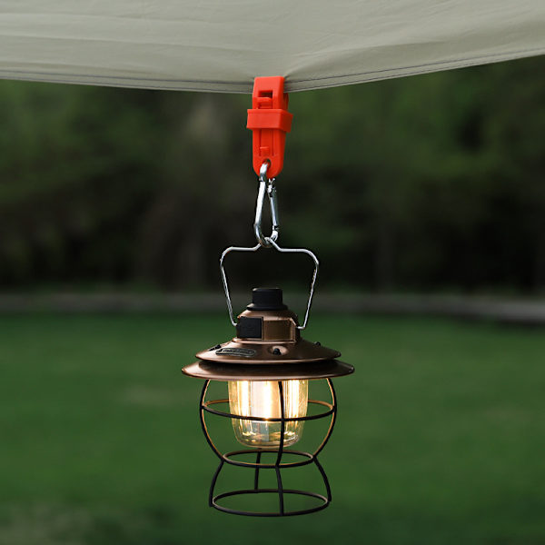 10 stk røde presenningklips, teltklips, plastklips, for camping Ca