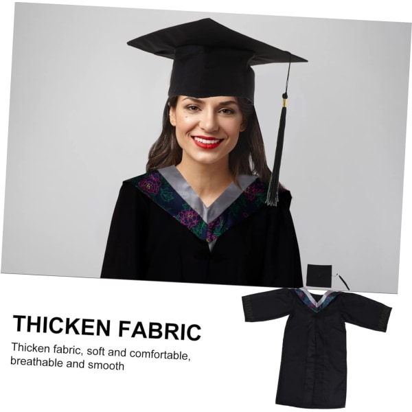 Graduation Kjole Sort Hue Sort Dragt Sort Abaya College