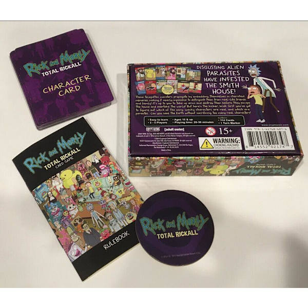 Rick and Morty Total Rickall Kooperativt Kortspel