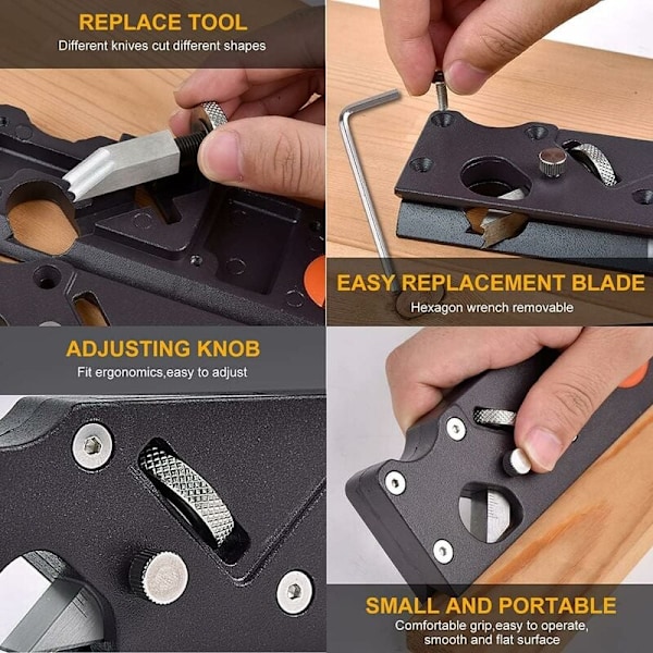 Avfasingsplan, håndplan, brukt for avfasing og trimming (7