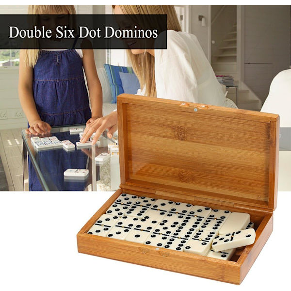 Double Six Dominoes -peli, viihdettä matkalle