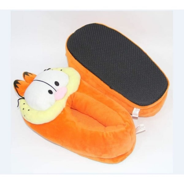 35-41 one size slippers sød orange kat plys soveværelse hjem slippe
