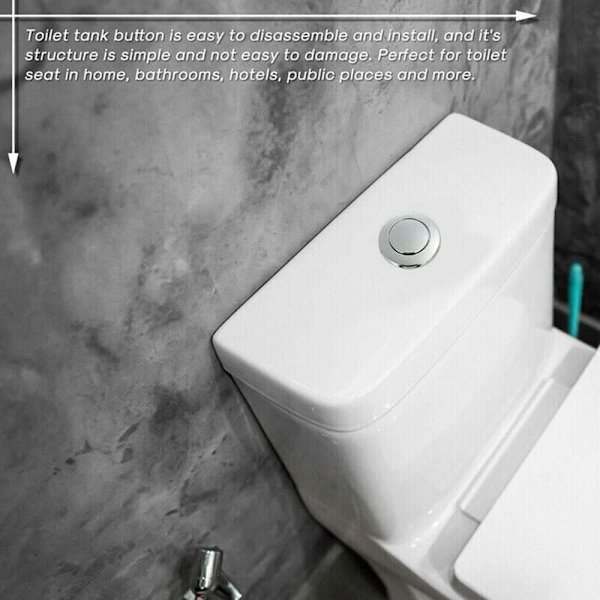 Skyld knap, 38mm badeværelse og toilet vandbesparende enhed knap