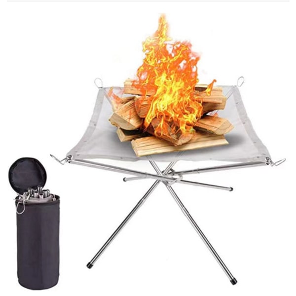 Campfire Campfire Have Gitter Brandvarmeplads Bålholder Sammenfoldelig Wo