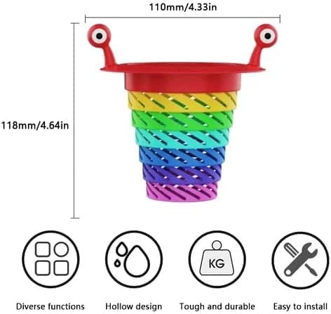 Monster Kökssinksil, Monster Rainbow Plast Sammanfällbar