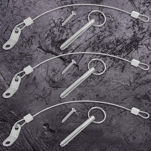4-pack snabbförslutningsstift, 6,3 mm toppstiftdiameter, 51 mm total längd