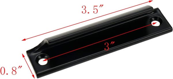 2 stk. skyvedørshåndtak, aluminiumsmøbelhåndtak,