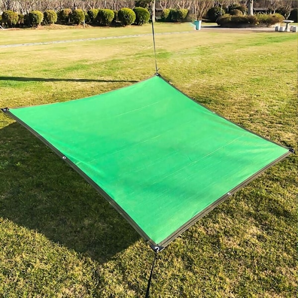 Varjopurje 2m × 3m 12 Pin 96% UV-suoja, tuulenpitävä kasvihuone