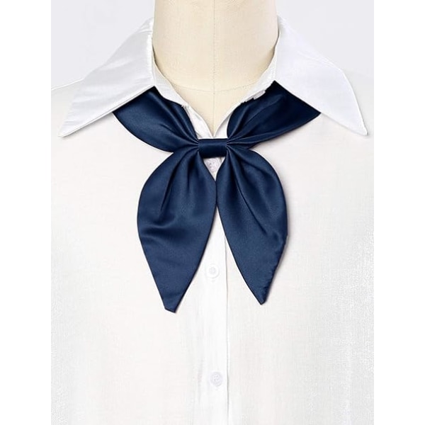 1 Pcs Tie Knot(Dark Blue) Pre-tied Adjustable Sailor Suit Decor f