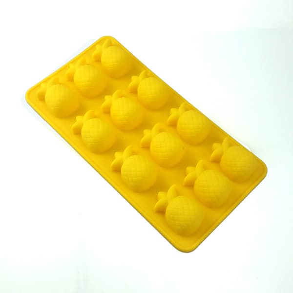 Silikon isbitbrett Jordbær/ananas formet form Enkel å