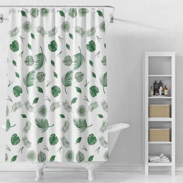 1 duschdraperi 180 x 200 cm - Mögelresistent - Vattentåligt