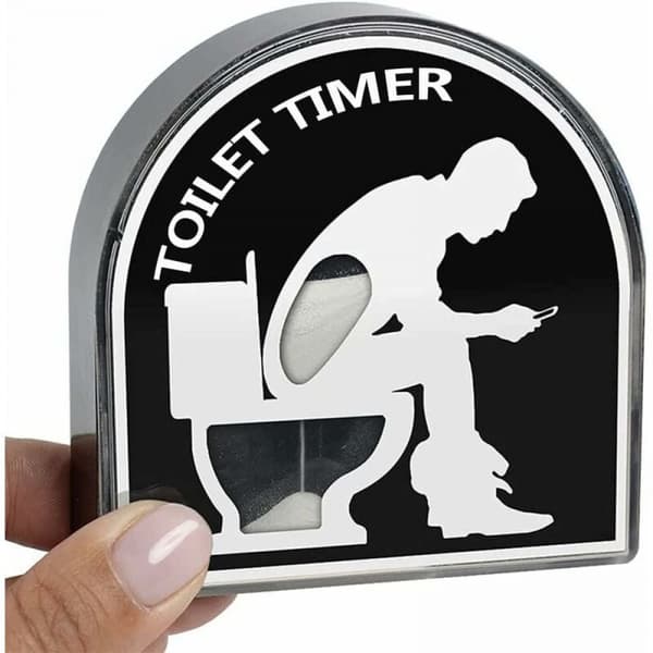 Toalett-Sandtimer, 5 Minuter, Badrumstimer, Roliga Tryck, Trendig